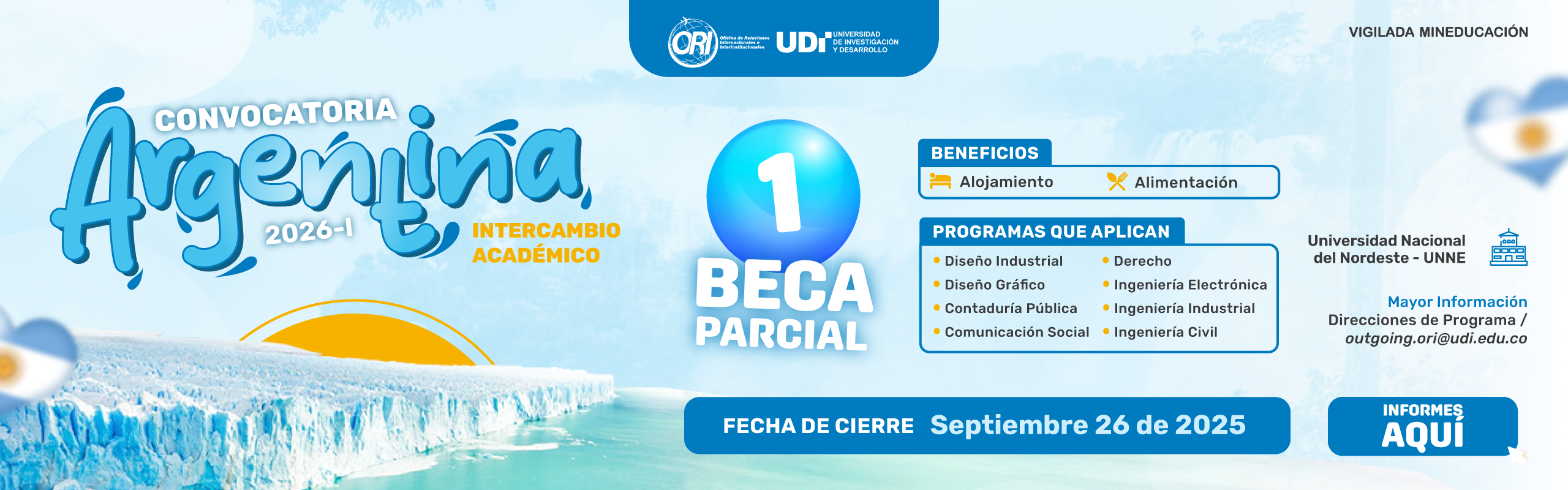BECA PARCIAL ARGENTINA 2026-I